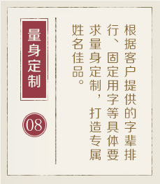 六安起名流程八